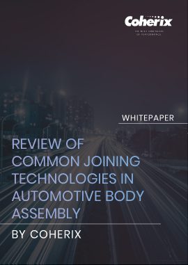 White Paper_Review of Common Joining Technologies in Automotive Assembly COVER IMAGE