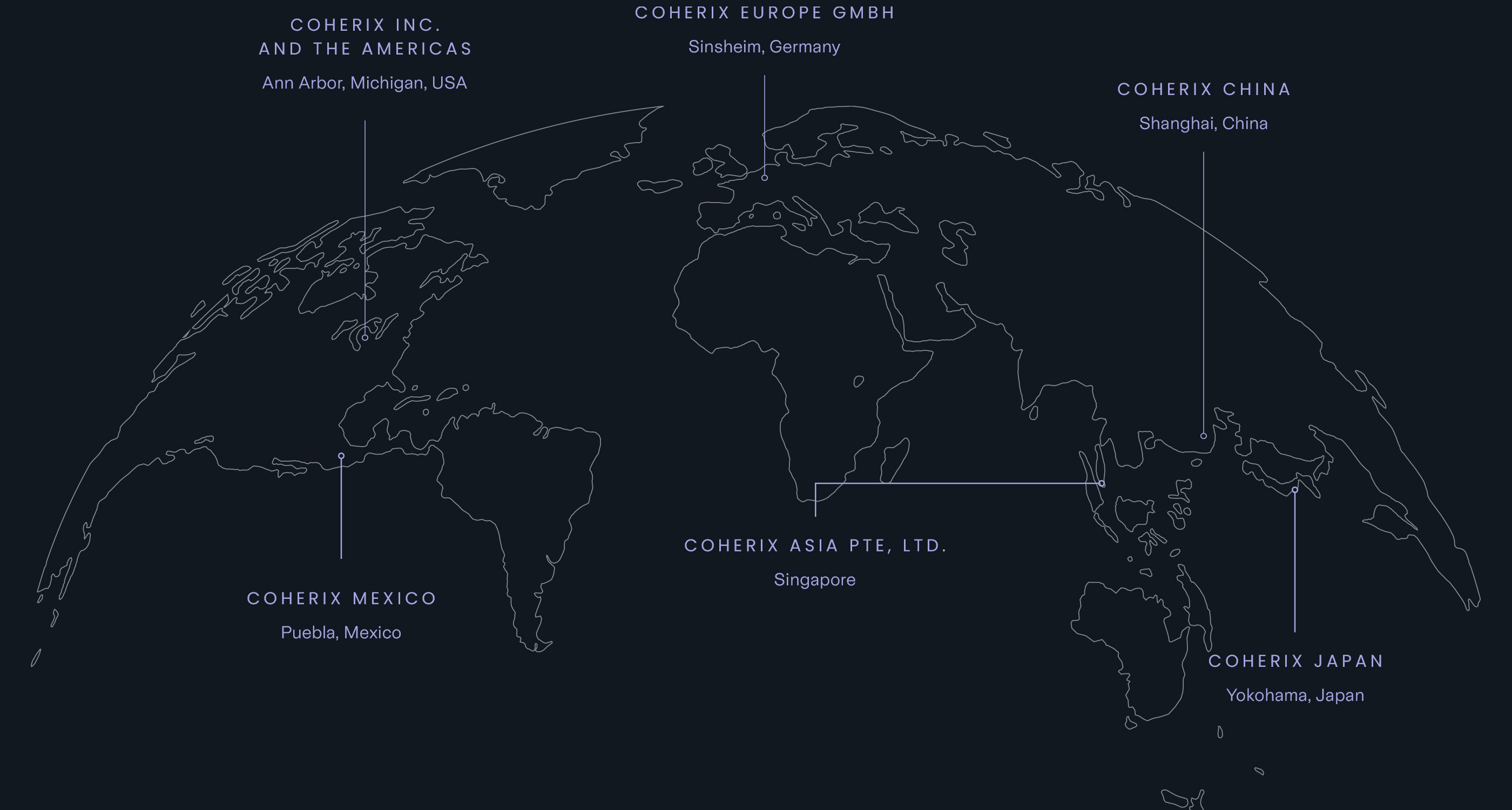Map - Coherix Locations