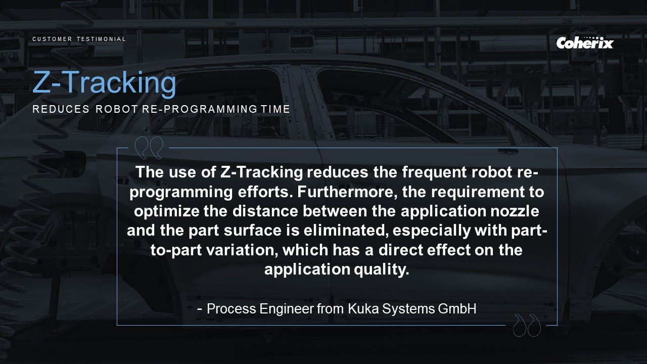 Process Control System for Adhesive Dispensing