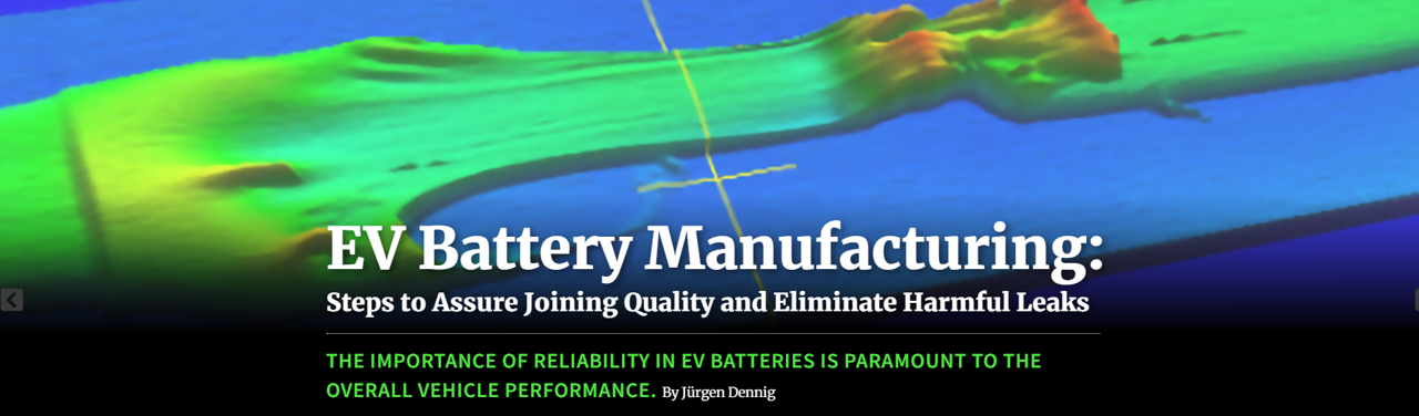 EV Battery Manufacturing Joining & Sealing