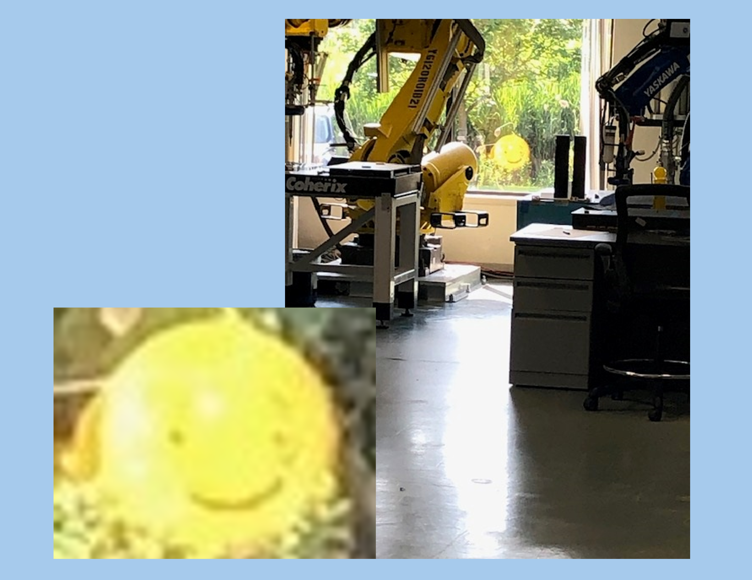 Smiling Fanuc Robot